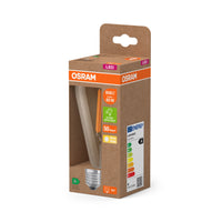 OSRAM LED Classic Lampe, warmweiß, 3.8W, 806lm, E27