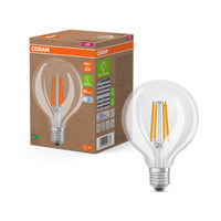 OSRAM LED Superstar Classic Lampe Globe Transparente, 3,8 W, 806 lm