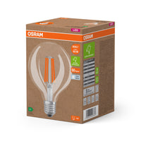 OSRAM LED Superstar Classic Globe Lampe Klar, 3.8W, 806lm