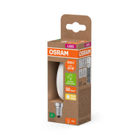 Lampe LED de classe énergétique OSRAM, bougie, 3,8W, dépolie, EEK A