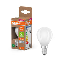 OSRAM Classe Énergie Ampoule LED, 3.8W, Givrée, EEK A, 806lm, Blanc Froid, E14