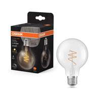 Lampe LED OSRAM Vintage 1906 Globe Transparente, 4,6W, 470lm, E27