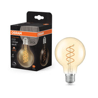 OSRAM Vintage 1906 Globe LED-Lampe Gold, 8W, 806lm, 2200K , Comfort warm white , E27