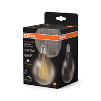 Lampe LED OSRAM Vintage 1906 Globe Transparente, 7,2W, 806lm, 2700K