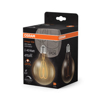 Lampe LED OSRAM Vintage 1906 Globe or, 4,9W, 470lm, 95mm