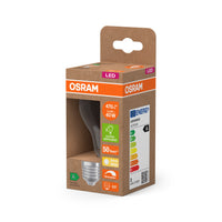 Lampe LED OSRAM Energy Class, 2,2W, 470lm, transparente, E27