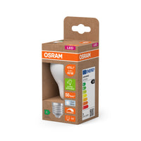 Lampe LED OSRAM Energy Class, forme ampoule, 2,2W, transparente, E27