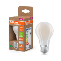 Lampe LED OSRAM Energy Class, forme ampoule, 2,2W, transparente, E27