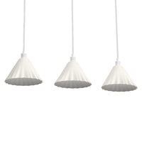 OSRAM DECOR Suspension 3-flammes Decor Pulp blanc, E14