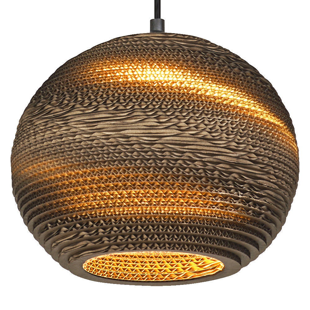 LEDVANCE DECOR Pendelleuchte Decor Cardboard Ball braun, E27