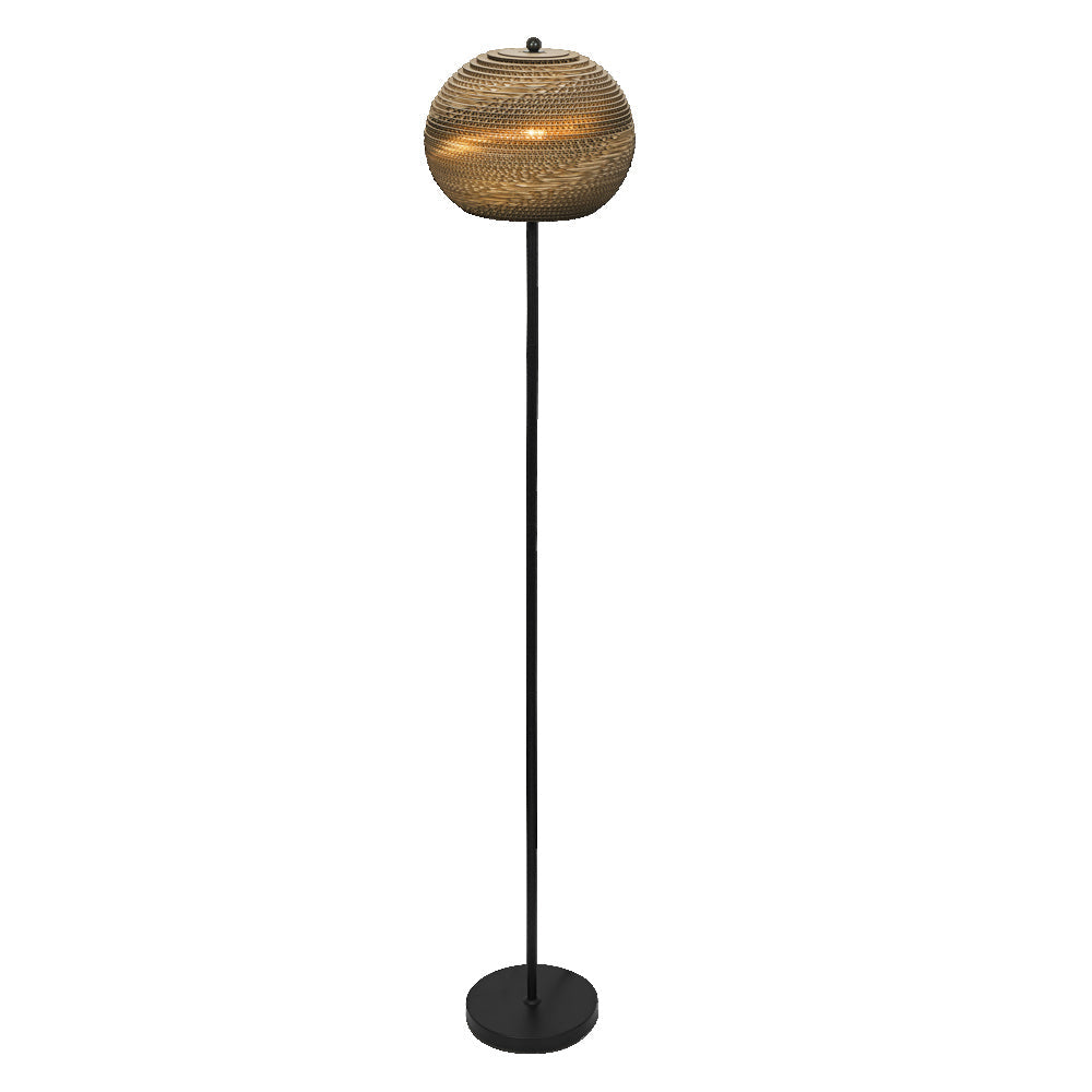 LEDVANCE Lampadaire Decor Carton Boule marron, E27