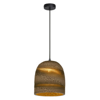 LEDVANCE Suspension Décor Carton Boule Cloche marron, E27