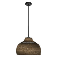 LEDVANCE DECOR Pendelleuchte Decor Cardboard Hat braun, E27