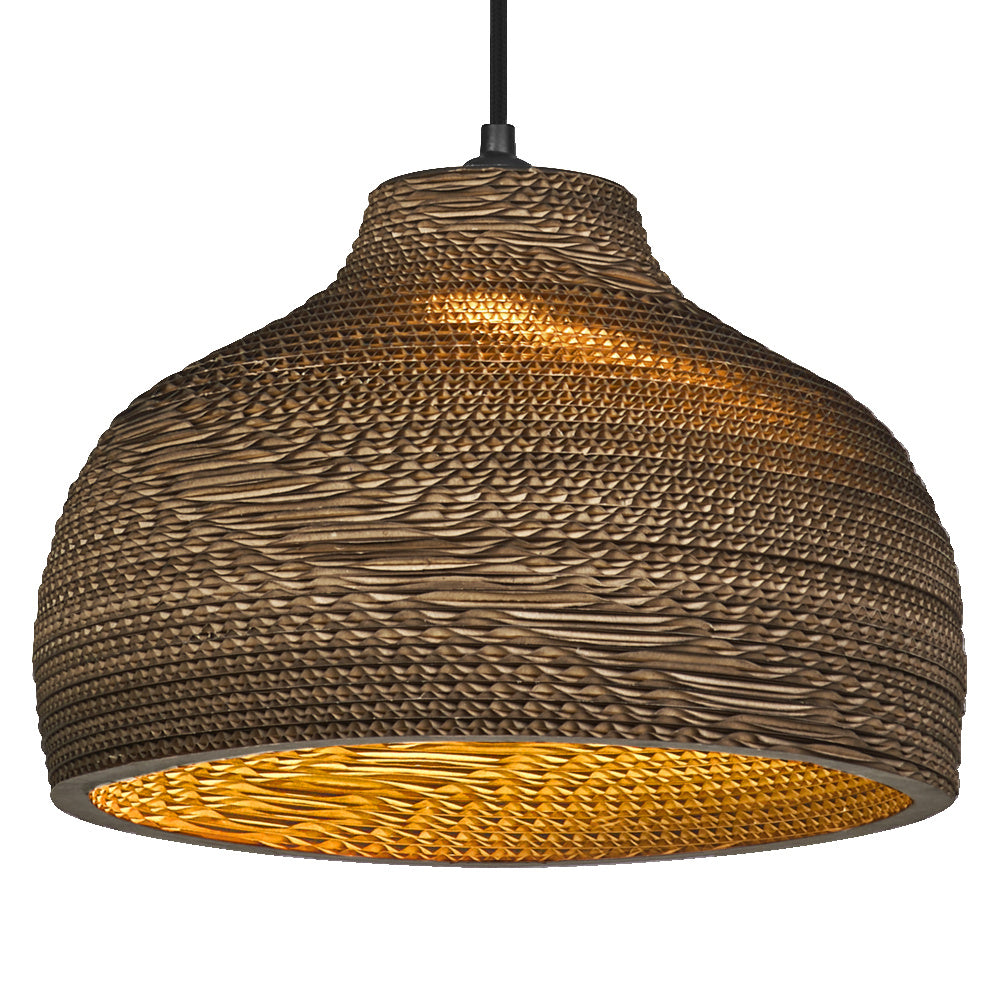 LEDVANCE DECOR Pendelleuchte Decor Cardboard Hat braun, E27