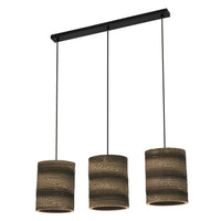 LEDVANCE Suspension Décor Carton Cylindre marron 3xE27