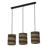 OSRAM DECOR Suspension Décor Cylindre en Carton marron, 3xE27