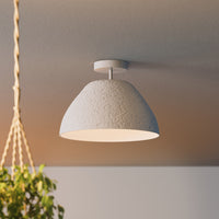 OSRAM DECOR Plafonnier Decor Cloche Camel blanc, E27, 375 mm