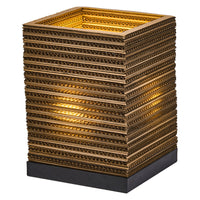 LEDVANCE DECOR Lampe de table Decor Carton Carré marron, E27