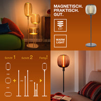 Lampe sur pied LEDVANCE DECOR STICK FLOOR, 3 E27, gris foncé