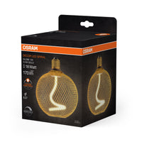 OSRAM DECOR Lampe à filament spirale LED globe, or, 3,5W, 170lm