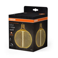 OSRAM DECOR Lampe LED à filament en paille globe, or, 3,5W, 150lm