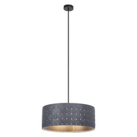 LEDVANCE DECOR Suspension Decor Tissage en feutre gris foncé, 3xE27