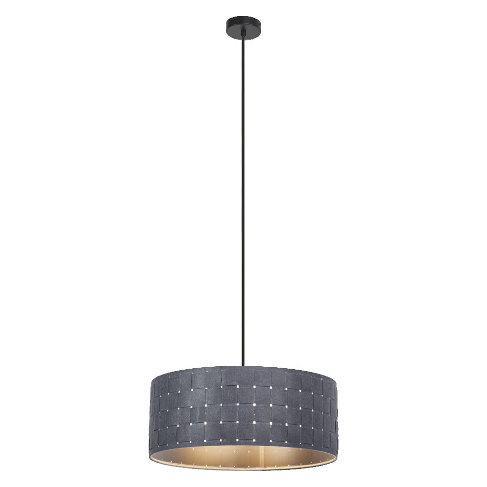 LEDVANCE Suspension Décor Feutre Tissage gris foncé 3xE27