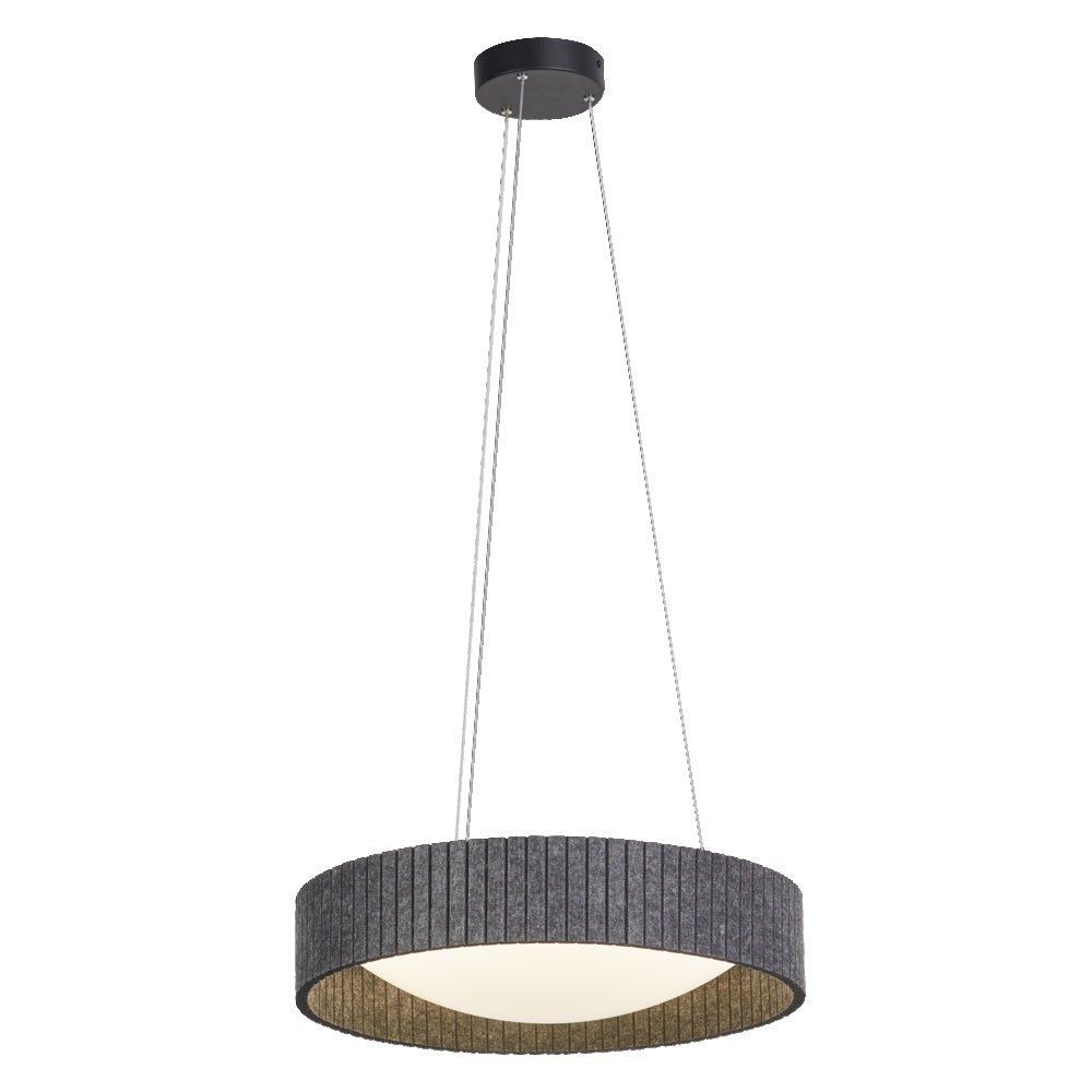 LEDVANCE DECOR Felt Cylinder Pendelleuchte Dunkelgrau, 28W, 830mm