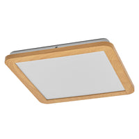 OSRAM ORBIS Disc Plafonnier de salle de bain 30x30cm 22W IP44 Décor bois