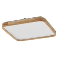 OSRAM ORBIS Alicia plafonnier dimmable Click-DIM 16W 292x292mm décor bois
