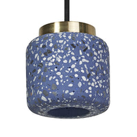 LEDVANCE DECOR Terazzo Ball Suspension bleue, GU10