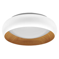 LEDVANCE ORBIS Livia plafonnier 16W 750lm blanc/décor bois