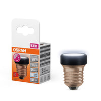 OSRAM LED Star Designlampe Schwarz, Kaltweiß, 3.5W, Frosted, E27