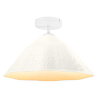LEDVANCE Plafonnier Decor Feuille de Lotus blanc, E27, 396 mm