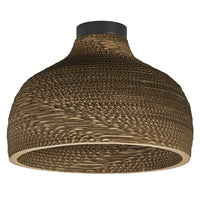 LEDVANCE Plafonnier Decor Carton Chapeau marron, E27