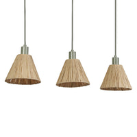 OSRAM DECOR Suspension Décor Raphia Linéaire vert, 3xE27