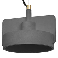 OSRAM DECOR Suspension en forme de moule 225MM 1xE27 Gris foncé