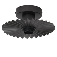 OSRAM DECOR Plissé Plafonnier E27 Gris Foncé