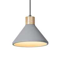 LEDVANCE DECOR Concrete Wood suspension en béton, E27, 220 mm