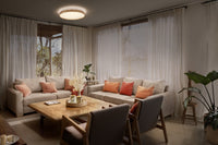 OSRAM ORBIS Alison Deckenleuchte 24W dimmbar Click-DIM 395mm Holzdekor