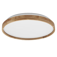 OSRAM ORBIS Alison plafonnier 36W dimmable Click-DIM 500mm décor bois