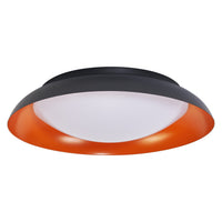 LEDVANCE ORBIS Plafonnier plaque 35W 430mm noir/orange