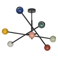 OSRAM DECOR Suspension Bubble, plafonnier, 6 flammes, E27, multicolore