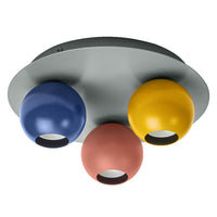 OSRAM DECOR Plafonnier Bubble, 3 flammes, E27, Multicolore