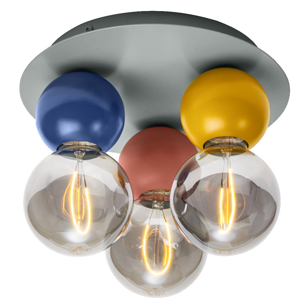 LEDVANCE DECOR Bubble Plafonnier, à 3 ampoules, E27, Multicolor
