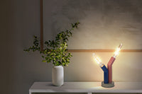 LEDVANCE DECOR Straw Lampe de table, 2 lampes, E27, multicolore
