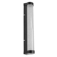 OSRAM ORBIS Tube Applique miroir de salle de bain/verre à bulles 9W 40cm noir