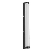 OSRAM ORBIS Tube miroir de salle de bain applique murale verre givré 12W 60cm noir