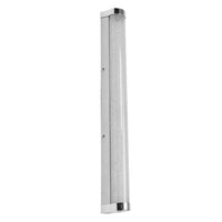 OSRAM ORBIS Tube lampe miroir/murale de salle de bain verre à bulles 12W 60cm chrome