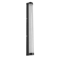 OSRAM ORBIS Tube lampe miroir/murale de salle de bain verre à bulles 12W 60cm noir